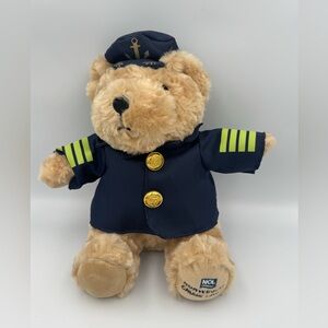 Norwegian Cruise Line Captain Teddy Bear Plush NCL Souvenir Toy Kids RARE